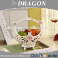 Decoration engraving flower ceramic chinese fruit bowl